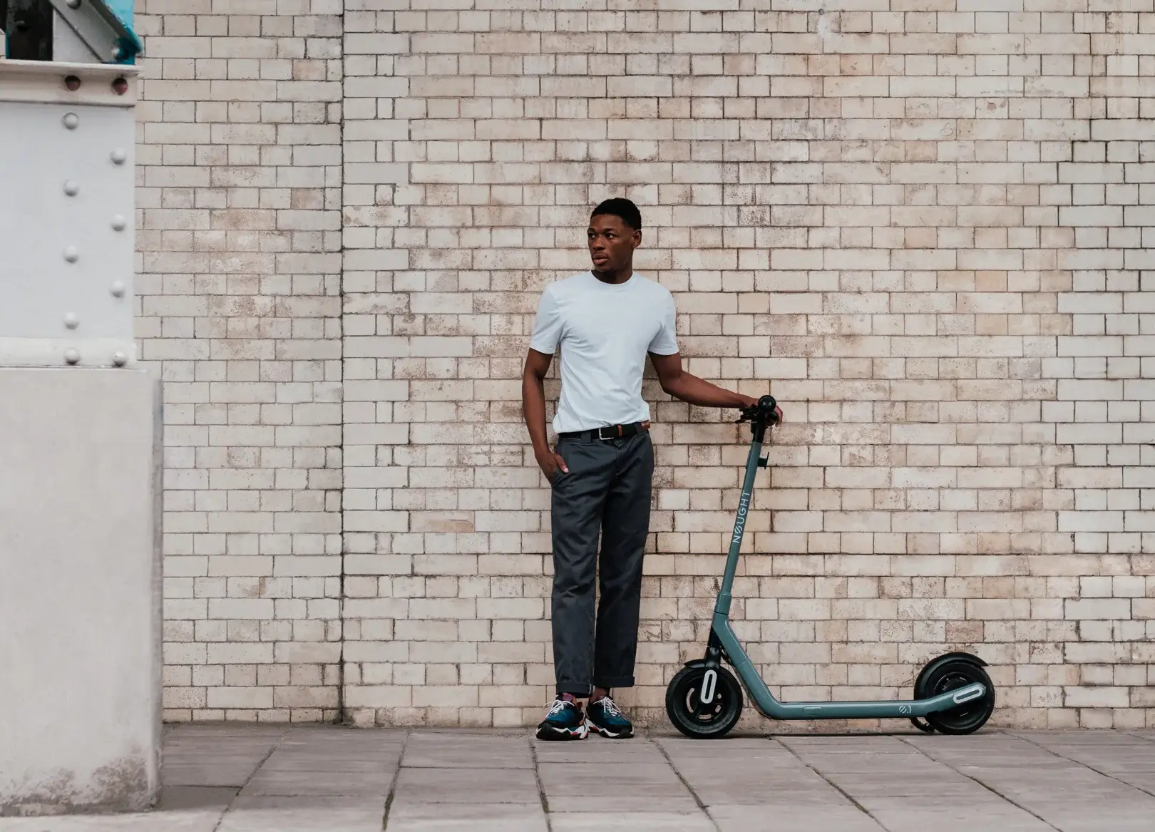 Rider using UrbanGlide app